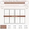 Antique White Curtain Rod, Decorative Heavy Duty Curtain Rods for