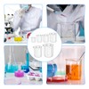 LXUEJIE 6 Pcs Plastic Graduated Beaker, 6 Sizes Transparent PP