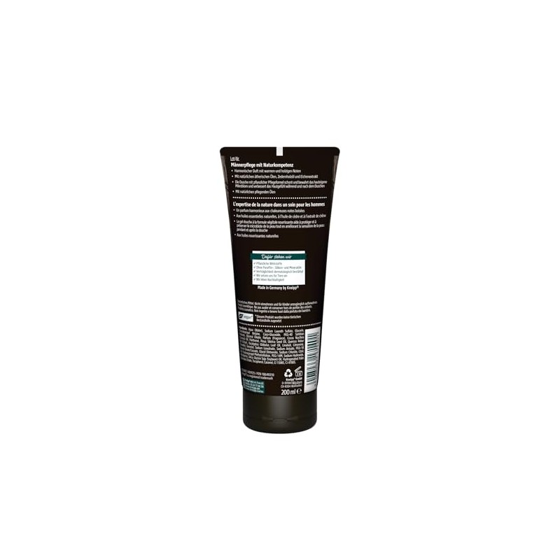 Kneipp MEN 2 in 1 Dusche Kraftvoll, belebendes Duschgel f√ºr