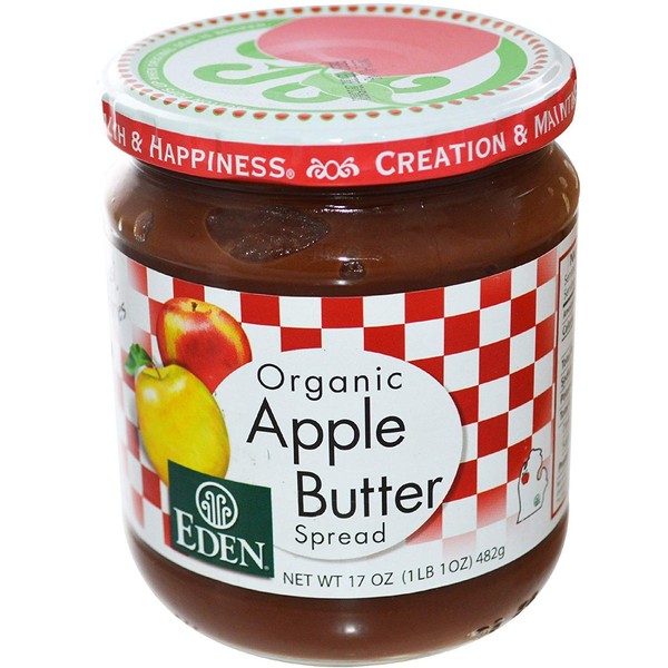 Eden Foods, Organic Apple Butter Spread, 17 oz (482 g) - 2pcs
