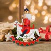 Cabilock 1pcs Wood Nutcracker Ornaments Christmas Nutcrackers Figures Wooden Nutcracker
