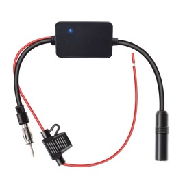 US 1-2 Pcs Car Auto Stereo FM & AM Radio Signal Antenna Aerial Amp Amplifier - 1 Pack