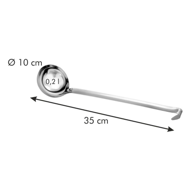 Tescoma Ladle Ø 10 cm, 0.2 L Grandchef, 0.2 Litre,