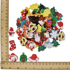 20PCS Christmas Charms for Shoes, Shoe Decoration Charms, Beach Shoe Charms, Shoe and Slipper Accessories Charms, Sandal Charms