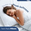 Martex Twin Pack Pillow, King, White