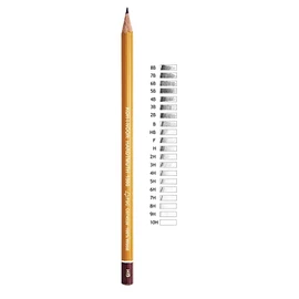 Koh-I-Noor H1500 B Graphite Pencils (Pack of 12)