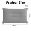 2 Pcs inflatable pillow, Camping Pillow, Blow Up Pillow, Inflatable