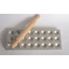 Aluminium dumpling pot for square dumplings 40x40 Cod. E47