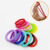 Color Spring Hair Tie 1p Bracelet Glossy Styling Plain Daily Style Simple / 컬러 스프링 머리끈 1p 팔찌 광택 스타일링 무난한 데일리스타일 심플