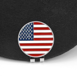 ZZHAO Golf Ball Marker with Magnetic Hat Clip, Funny Golf Accessories, Golf Gifts for Men 25 MM