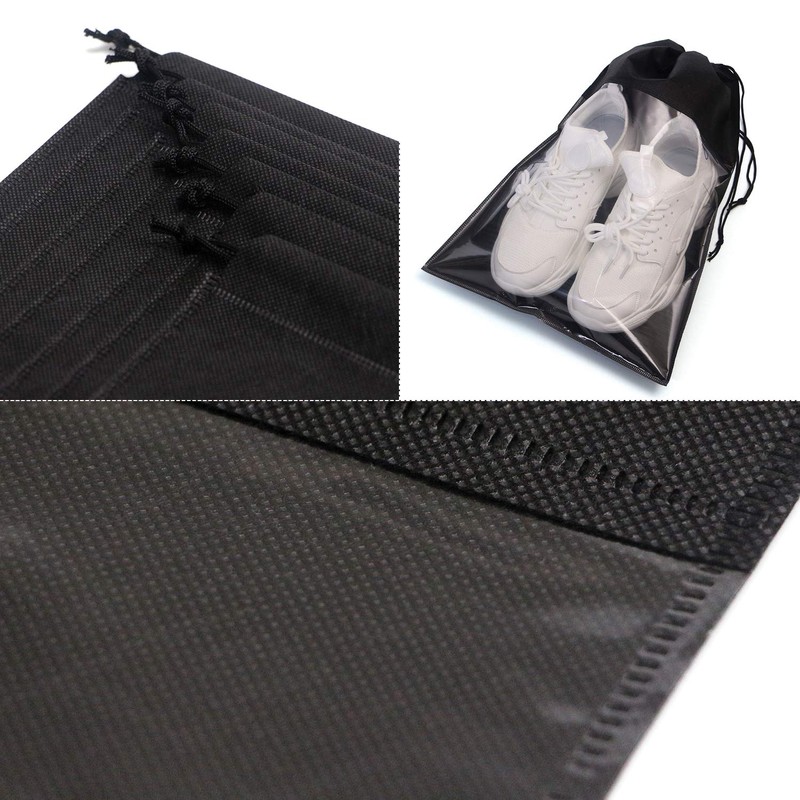 12 Pack Portable Shoe Bags for Travel Large Shoes Pouch