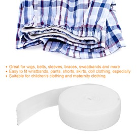 Sewing elastic band, elastic knitted band, white thick elastic band, 10 yards, 3.5 cm cord, elasticity, knitted, flat, heavy stretch band