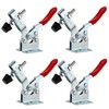 EXLECO GH-201-B Quick Release Clamp Metal Horizontal Toggle Clamp Hand