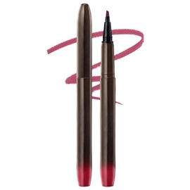 Erinde Lápiz Delineador de Labios Líquido con Pincel, Resistente al Agua | Lápiz Delineador de Labios de Larga Duración, Color que Dura Todo el Día, Maquillaje Para Labios Para Mujeres,#01
