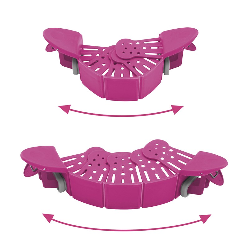 Metex Plastic EXELUX Snap Bit Drainer Pink DAKSNB-PK Storage Size: