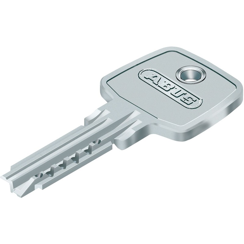 ABUS Profile Cylinder Lock D6XNP Polished Nickel Lock with 5