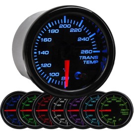 American Volt 2 INCH TRANSMISSION TEMP-ERATURE GAUGE AUTO METER 36MM IN-LINE HOSE SENDING UNIT