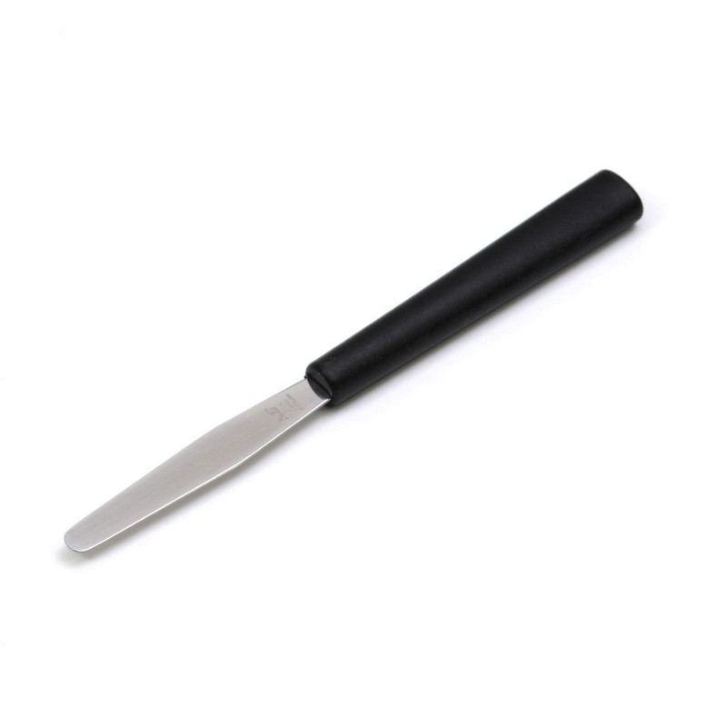 Shimizu Cutlery Mini Spatula, 2.4 inches (60 mm), No.4, Black