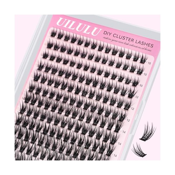 Uilulu UILULU Lash Clusters Wispy Individual Clusters Lashes False Eyelashes