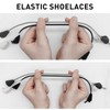 UamGlsob 3 Pairs Elastic Shoe Laces for Shoes, Bungee Stretchy