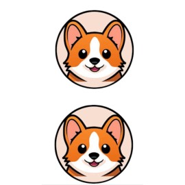 Sweets Party Treats 12 Corgi Party Corgi Cupcake Toppers EDIBLE Paper Corgi Birthday Puppy Party