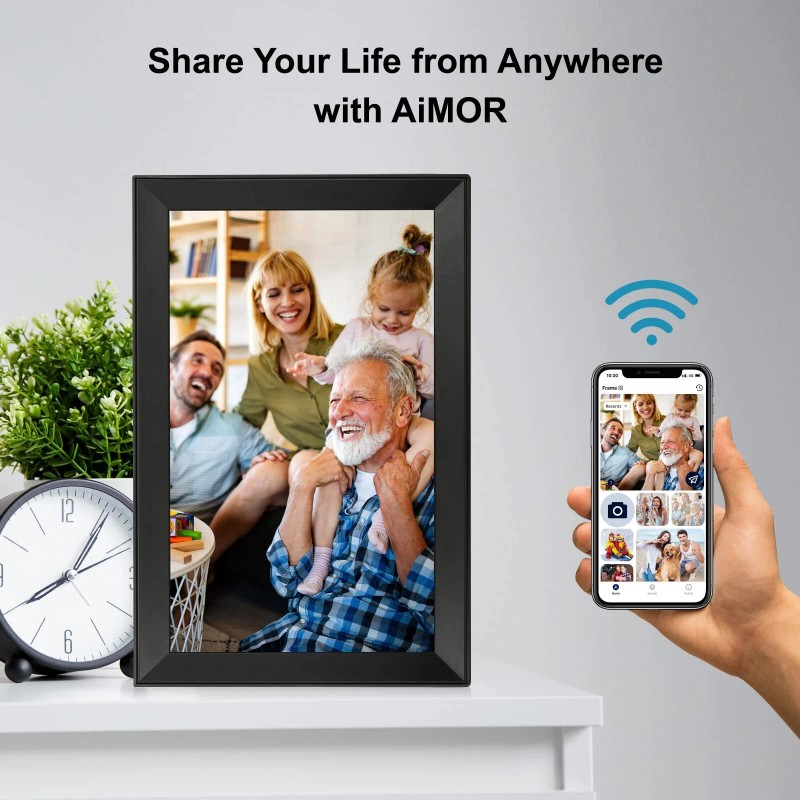 Aeezo 15.6 Inch Digital Photo Frame, 32GB Memory, 1920*1080 IPS