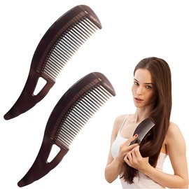 Dandruff Removal Comb, Pack of 2 Dandruff Comb Dandruff Comb Hollow Tooth Hair Brush Easy to Clean Refreshing Massage Comb for Removing Dandruff, Dirt and Lice, Suitable for Women Men
