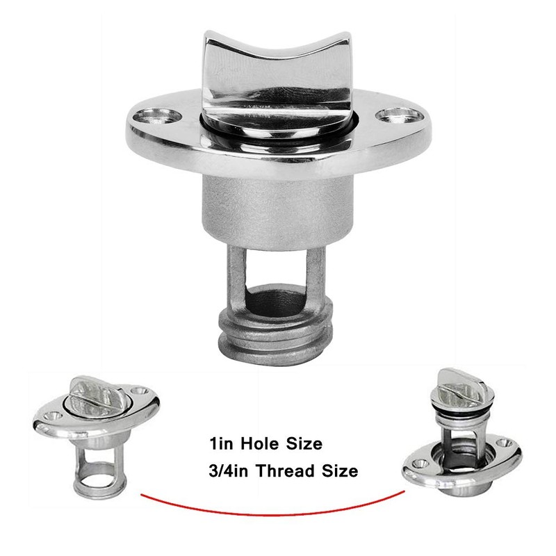 Drain Plug, Stainless Steel 316 Drain Plug for Boats and