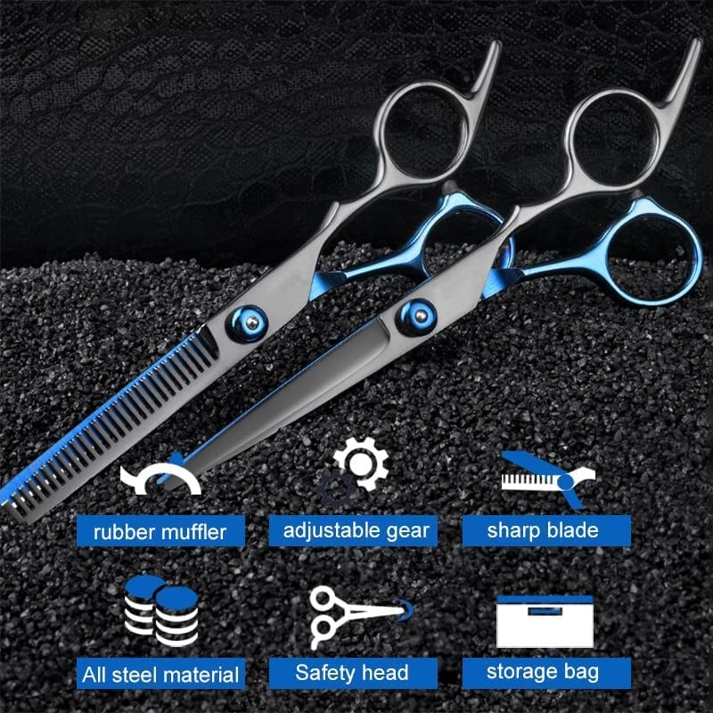 Pantio 10 en 1 Tijeras de Peluquería Profesional de Acero
