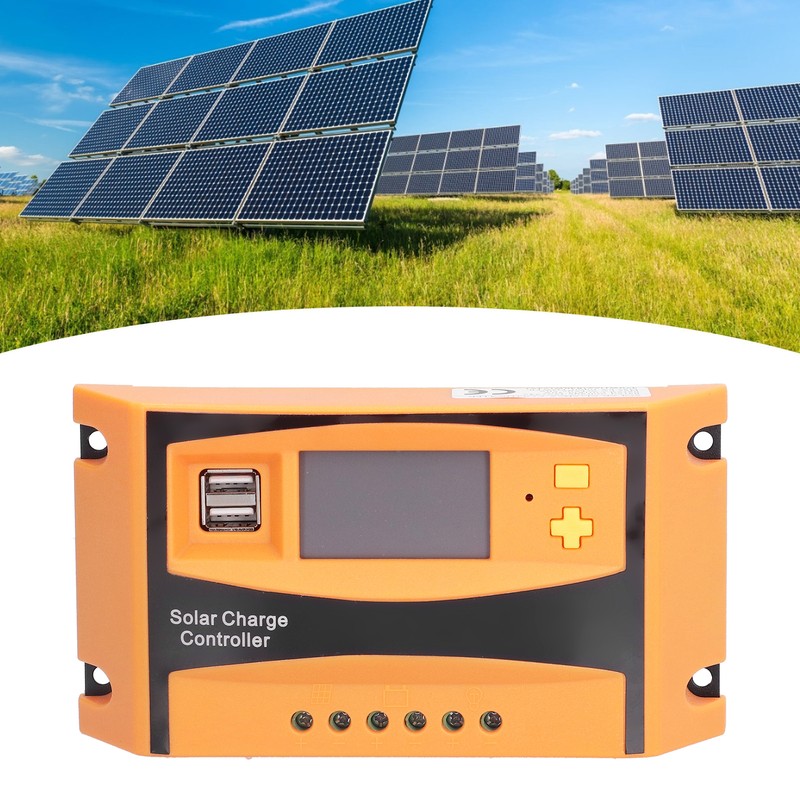 12V/24V Solar Charge Controller Solar Charge Discharge Regulator Waterproof Photovoltaic