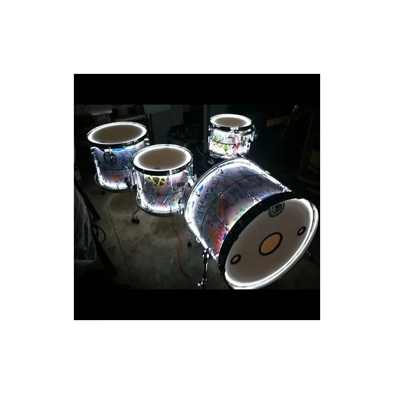 DRUM LIGHT KIT - fits ANY drum set clear or