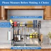 SAYZH Over The Sink Dish Drying Rack, Adjustable (25.5 to