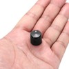 sourcing map 4 Pcs Aluminium Potentiometer Knobs, 1/4"(6mm) IDx5/8"(15mm) ODx5/8"(15mm)