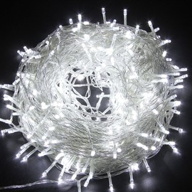 SHATCHI 400LEDs/40m Fairy Lights Clear String Lights – Mains, Multifunction 8 Modes, Timer, Memory, Indoor/Outdoor Low Voltage Waterproof Christmas Tree Home Decorations
