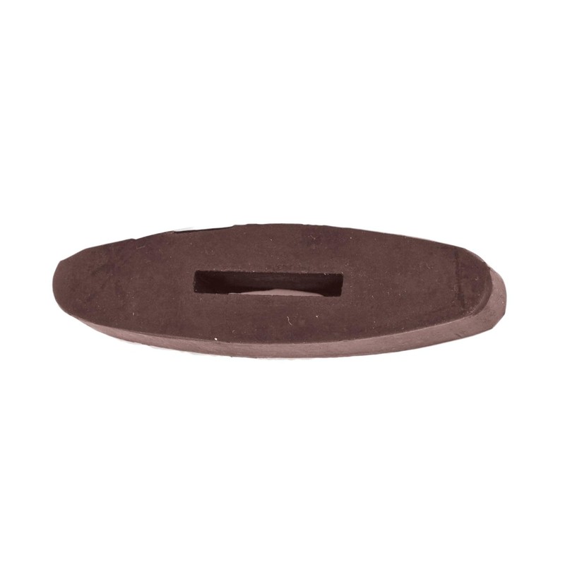 Shires Rubber Rein Stops in Brown onesize