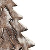 DEMDACO Nesting Trees Whitewashed 8 x 6 Mango Wood Christmas
