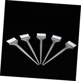 Mikinona 5pcs Silver Hair Oiling Alicator Brush Set Hair Dye Applicator Hair Oil Treatment Brush for Hair Coloring Hair Styling