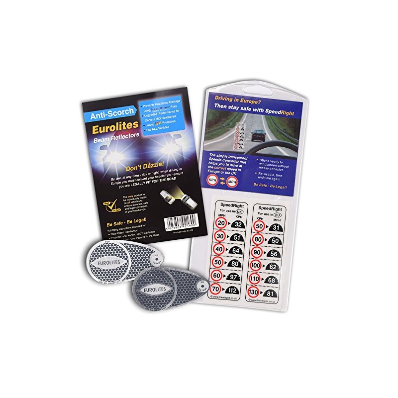 Family Motoring & Leisure German Headlamp Beam Adaptors Converters +