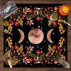 Moonflower Tarot Card Table Cloth for Readings – Decorative Altar