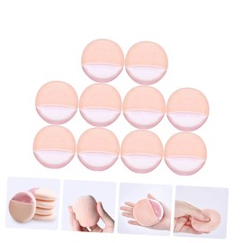 BIUDECO Rounded Makeup Pads Girl Makeup Tools 10pcs Beauty Puff for Foundation Concealer Blusher Powder Highlighter