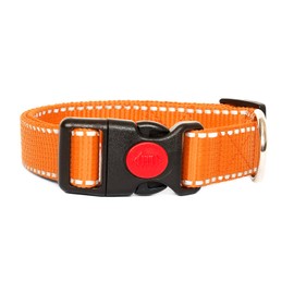 Dog Collar Reflective, red