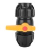 PE Plastic 50mm Diameter Ball Valve Connector Water Pipe Fitting