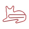 100pcs Cat Shape Paper Clips Increase Slip Resistance Rust Prevention
