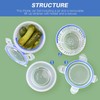 Pickle Jar 24oz 2Pack Pickle container with strainer Pickle Holder