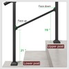 MODCART Hand Rails for Outdoor Steps, 2 Step Handrail 2