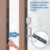 youthua Modern Pocket Door Hardware Set - Privacy Lock with