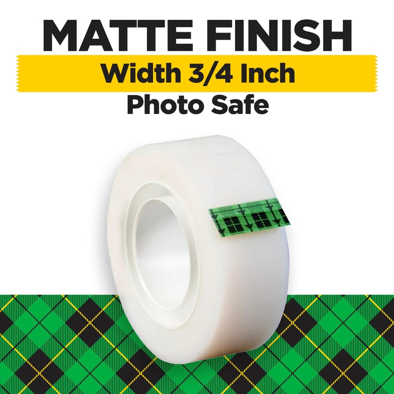 Scotch Magic Tape, Invisible, Repair Christmas Cards and Use as
