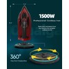 OMAIGA Cordless Iron for Clothes, 1500W Wireless Steam Iron with
