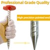 POSEOFFR 8 inch Survey Stakes, Heavy Duty Galvanized Rebar, 2.4