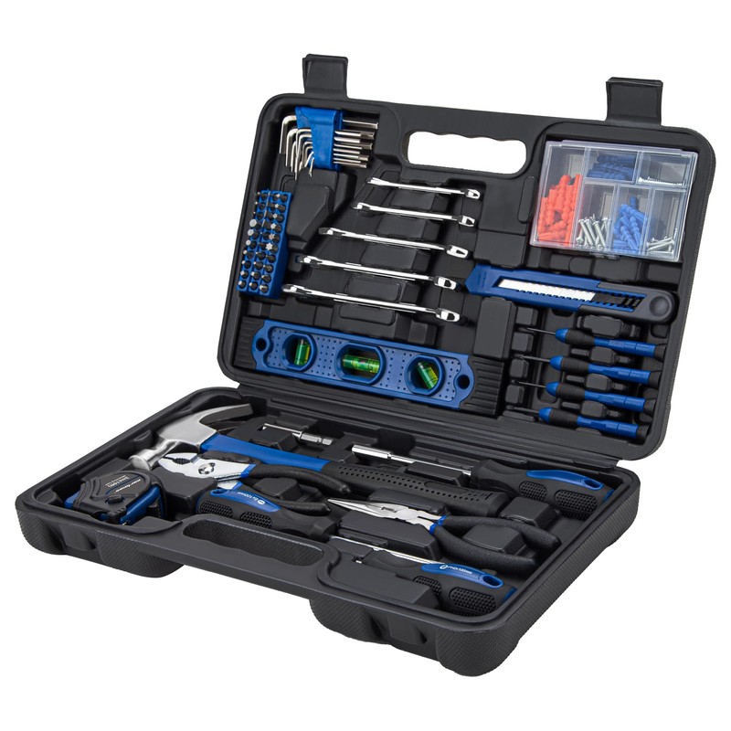 CARTMAN 152-Piece Basic Household Hand Tool Set,with Toolbox Storage Case,